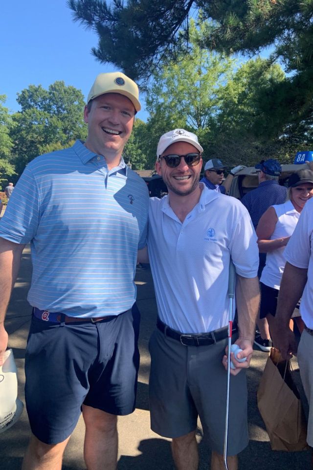 Teeing up at 20th annual charity golf tournament